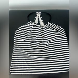 Ladies, Kona soul extra large swimsuit, top black-and-white with built in bra